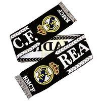 real madrid crest black scarf