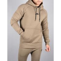 response plain khaki hoodie khaki small