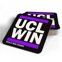 Real Madrid UCL Winners Coaster (Black)