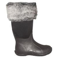 Requisite Espresso Faux Fur Boot Toppers One Size