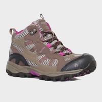 regatta kids crossland mid waterproof walking boot brown