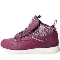 Reebok Mens GL 6000 Mid Crab Pack Trainers Mystic Maroon/Chalk/Graphite