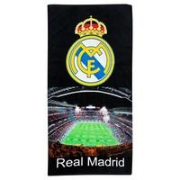 Real Madrid Stadium Towel - 75cm x 150cm, White