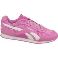 Reebok Sport Royal CL Jog 2GR girls\'s Children\'s Shoes (Trainers) in pink