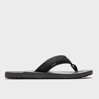 reef mens contoured cushion flip flop grey grey