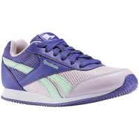 Reebok Sport Royal Cljog Purpleshell Purple girls\'s Children\'s Shoes (Trainers) in white