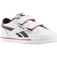 Reebok Sport Royal Comp 2 Whiteblackred girls\'s Children\'s Shoes (Trainers) in white