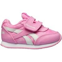Reebok Sport Royal Cljog Icono Pinkwht girls\'s Children\'s Shoes (Trainers) in white
