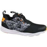 reebok sport furylite graphic girlss childrens sports trainers in blac ...