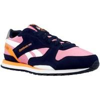 reebok sport gl 3000 girlss childrens shoes trainers in multicolour