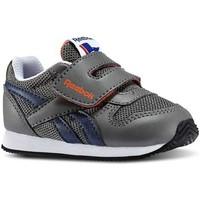 Reebok Sport Royal Cljogg Greynavywhiteoran boys\'s Children\'s Shoes (Trainers) in grey