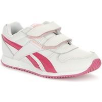 Reebok Sport Royal Cljogger 2V girls\'s Children\'s Shoes (Trainers) in white