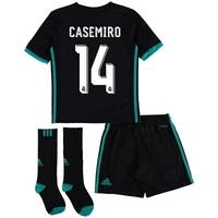 Real Madrid Away Mini Kit 2017-18 with Casemiro 14 printing, N/A