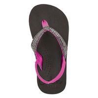 reef flip flops kids flip flops little cushion sassy black