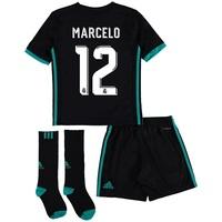 Real Madrid Away Mini Kit 2017-18 with Marcelo 12 printing, N/A