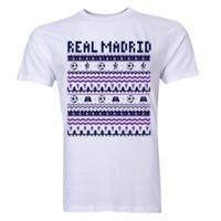 Real Madrid Christmas T-Shirt (White) - Kids