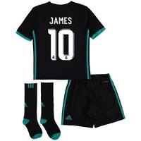 Real Madrid Away Mini Kit 2017-18 with James 10 printing, N/A