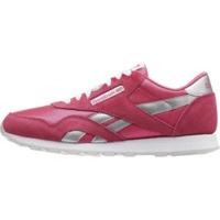 reebok classic nylon kids rosewhitesilversteel