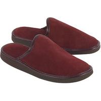 real suede gents mule slippers