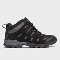 regatta mens garsdale mid waterproof walking shoe black