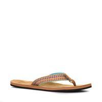 reef womens gypsy love flip flop brownblueblack