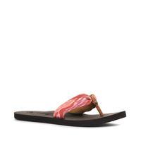 reef womens we heart scrunch flip flop pink