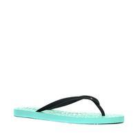 reef womens chakras aqua flip flop blue