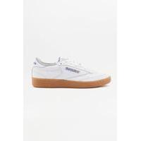 reebok club c 85 white gumsole trainers white