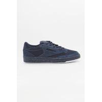 reebok club c 85 lst college navy 3m speckle trainers navy