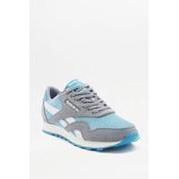 Reebok Classic Blue Grey Trainers, GREY