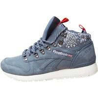 Reebok Mens GL 6000 Mid Crab Pack Trainers Royal Slate/Chalk/Riot Red