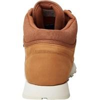 reebok mens classic leather mid gore tex trainers brown maltpaper whit ...