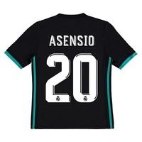 Real Madrid Away Shirt 2017-18 - Kids with Asensio 20 printing, Black