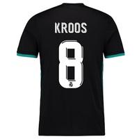 Real Madrid Away Shirt 2017-18 with Kroos 8 printing, Black