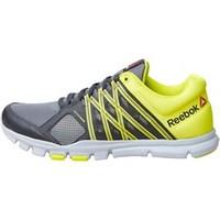reebok mens yourflex train 80 training shoes alloycoalhero yellow