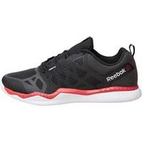 reebok mens zprint train training shoes blackmotor redwhite