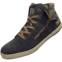 redskins minska mens shoes high top trainers in brown