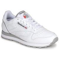 reebok classic classic leather mens shoes trainers in white