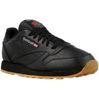 reebok sport classic leather mens shoes trainers in black