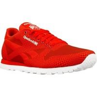 Reebok Sport CL Runner Jacquard men\'s Shoes (Trainers) in Red