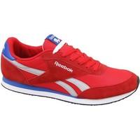 Reebok Sport Royal CL Jogger men\'s Shoes (Trainers) in red