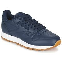 reebok classic cl leather pg mens shoes trainers in blue