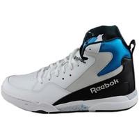 reebok sport pump skyjam mens shoes high top trainers in white