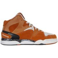 reebok sport classic jam mens shoes high top trainers in brown