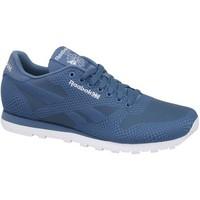 Reebok Sport CL Runner Jacquard men\'s Shoes (Trainers) in Blue