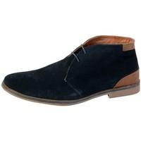 redskins chaussure limou2 marine cognac mens casual shoes in blue