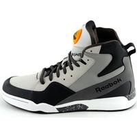 reebok sport pump skyjam mens shoes high top trainers in grey