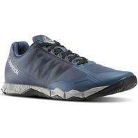 reebok sport bd5495 sport shoes man blue mens trainers in blue