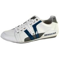 redskins sneakers arene blanc bleu gris mens shoes trainers in white