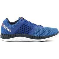 reebok sport v71823 sport shoes man blue mens shoes trainers in blue
